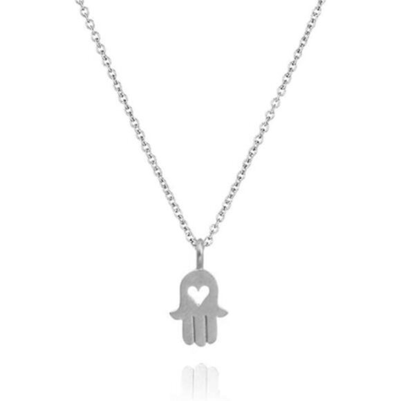 Hamsa Hand Necklace – Symbol of Love, Protection & Fortune - Picture 2 of 5